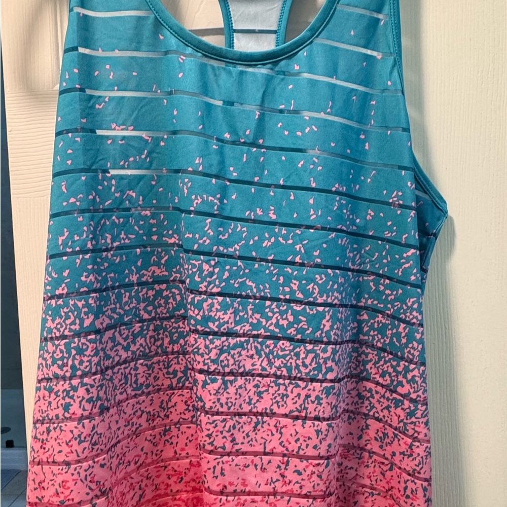 Stylish Blue and Pink Women's Tank Top